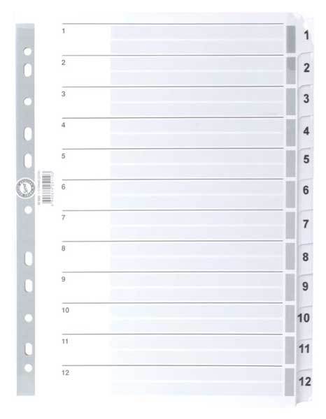 Serve Separatör 1-12 Rakam A4 SV-5325