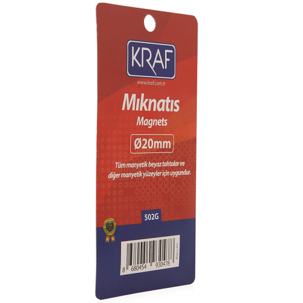 Kraf Mıknatıs Blisterli 20mm 6lı 502G