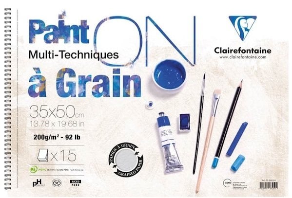 Clairefontaine Çizim Blok 35x50 200gr 15 Yaprak 966250