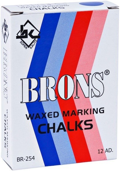 Brons Marka Tebeşiri Mavi Br-254