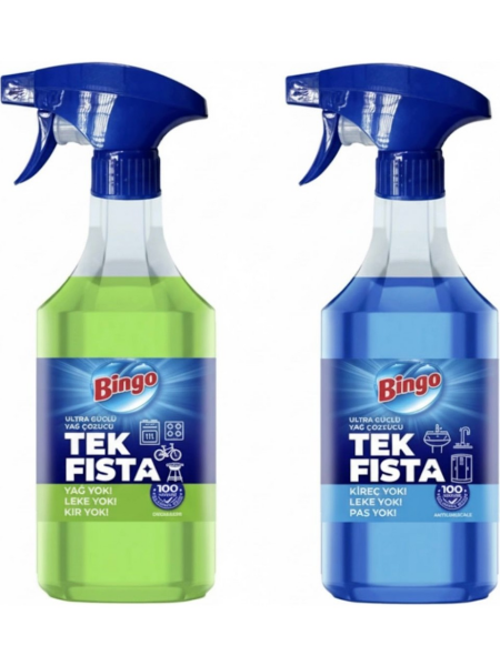 Bingo Tek Fısta Kireç ve Yağ Çözücü 2'li Set