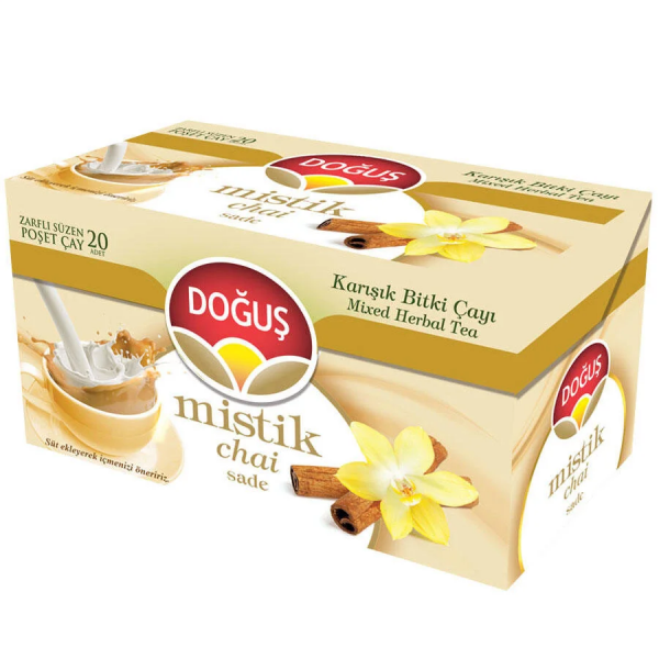 Doğuş Mistik Chai Sade Süzen Poşet Çay 2,5Gr 20'Li