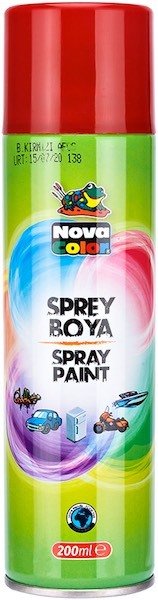 Nova Color Sprey Boya 200 Ml Kırmızı Nc-801