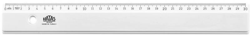 Hatas Cetvel Öğrenci Plastik 30 Cm Opak 00149