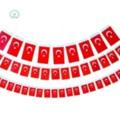 Vatan Orta İpli Türk Bayrağı