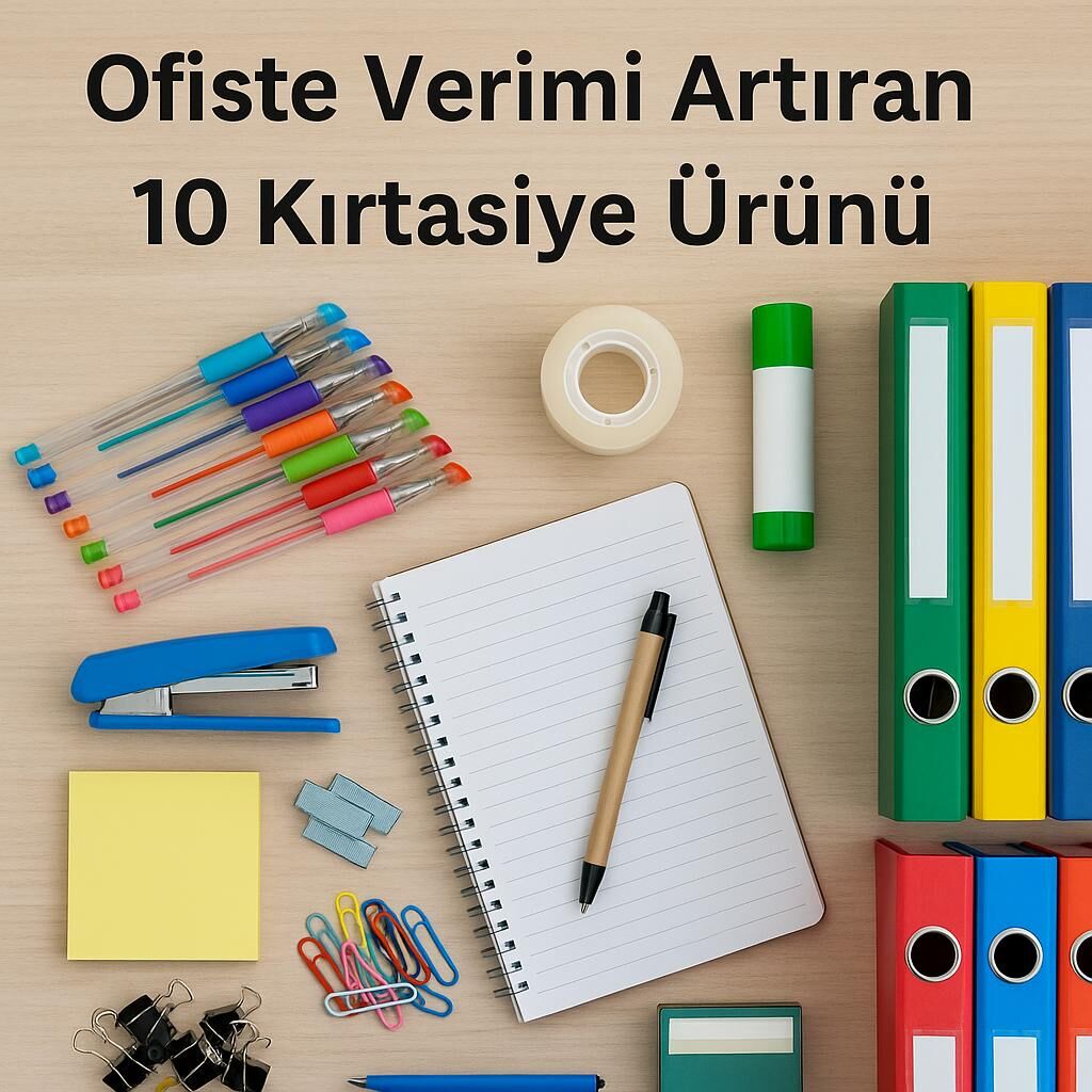 Ofiste Verimi Artıran 10 Kırtasiye Ürünü