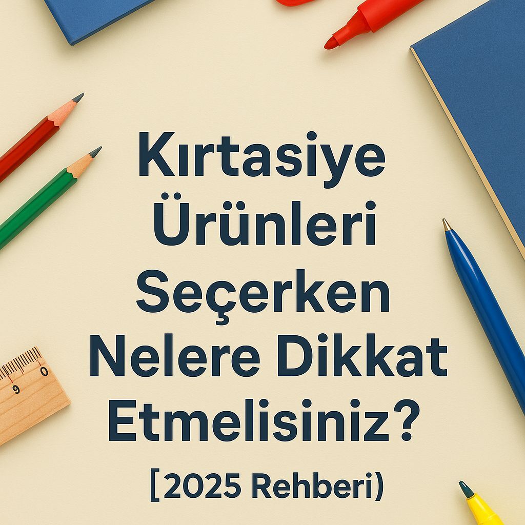 Kırtasiye Ürünleri Seçerken Nelere Dikkat Etmelisiniz?