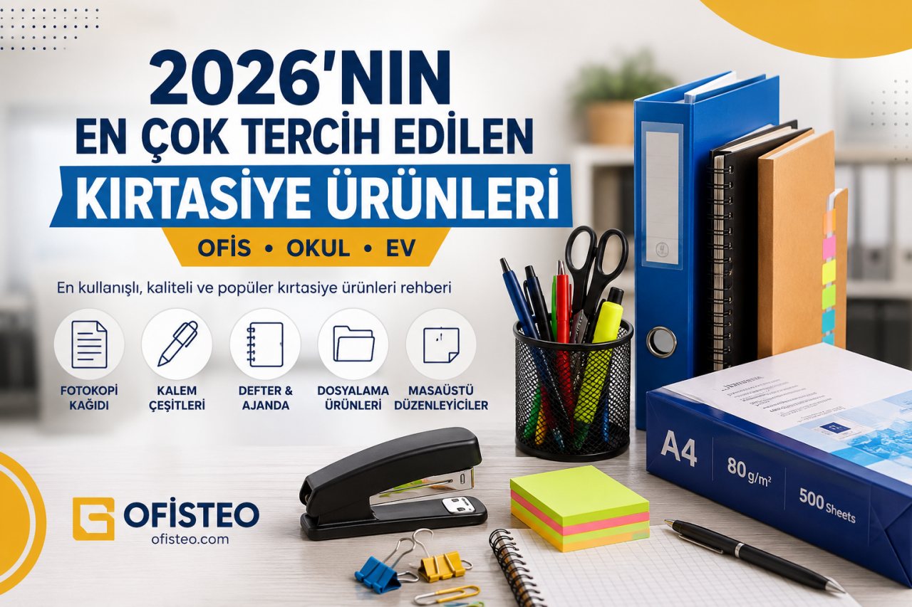 2026’nın En Çok Tercih Edilen Kırtasiye Ürünleri
