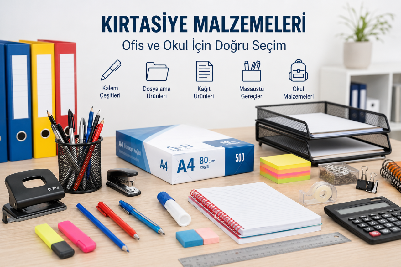 Kırtasiye Malzemeleri Nasıl Seçilir? Ofis ve Okul İçin Rehber
