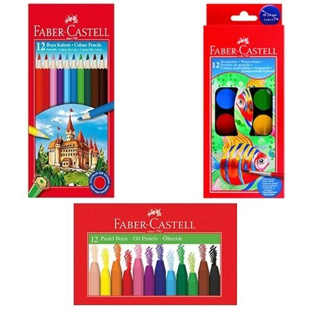 Faber Castell 3lü Boya Seti