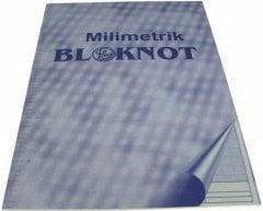 Dilman Milimetrik Bloknot A4 Mavi