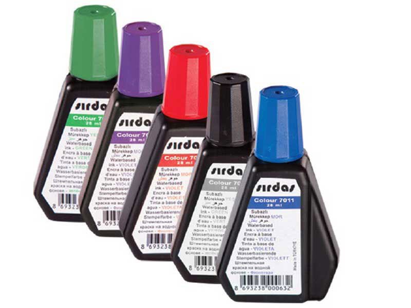 Sırdaş Istampa Mürekkebi 28cc Siyah 7011-1011