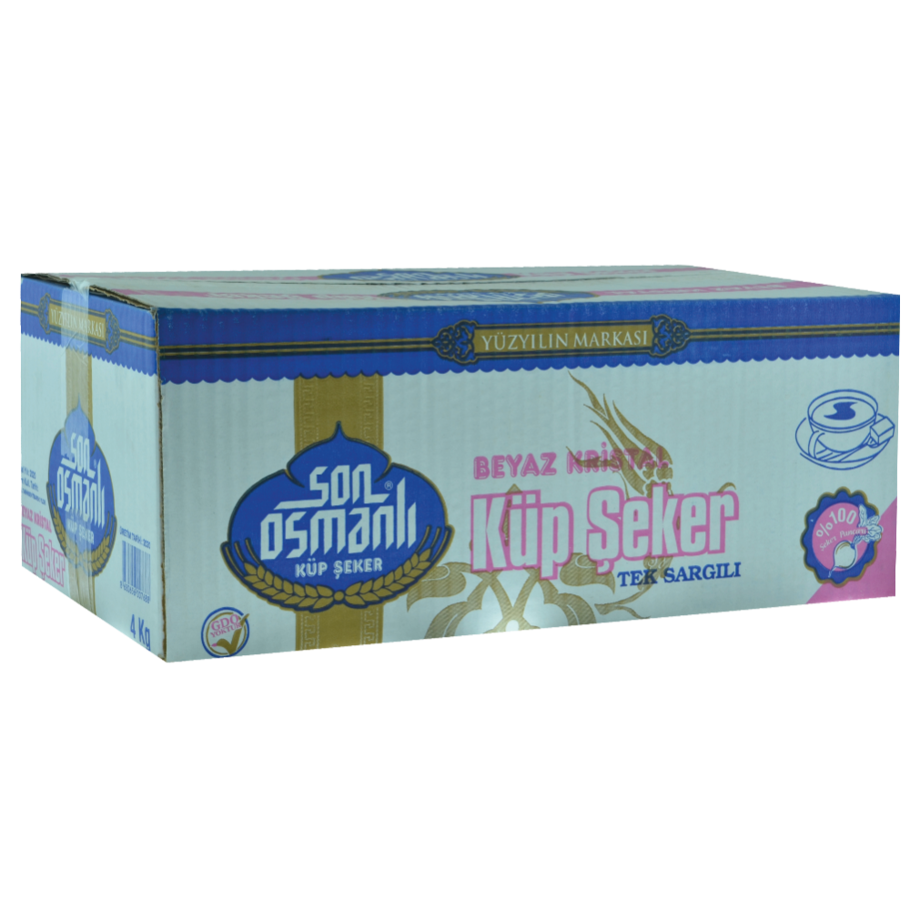 Son Osmanlı Tek Sargılı Küp Şeker 4Kg.