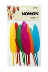 Notton Karışık Tüy 12Li Renkli Nt-6022