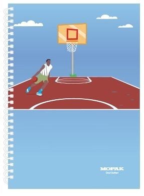 Mopak Spiralli Defter A5 144 Yaprak Çizgili