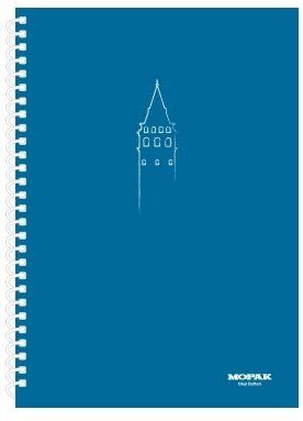 Mopak Spiralli Defter A4 120 Yaprak Kareli