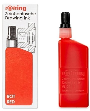 Rotring Rapido Mürekkebi 23Ml Kırmızı 216040