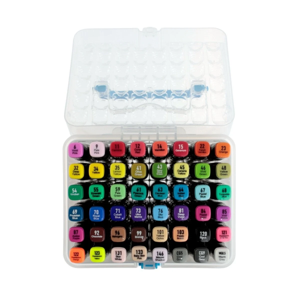 Masis Grafik Çizim Markörü Çift Uçlu 48 Renk ÇM-PP48