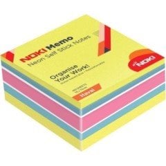 Noki Yapışkanlı Küp Not 75X75 450 Yp  Neon Havai 12014-11
