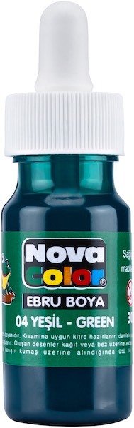 Nova Color Ebru Boya Yeşil Şişe Nc-243