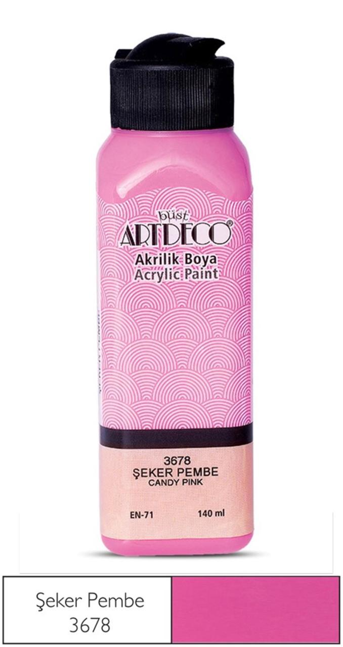 Artdeco Akrilik Boya 140 Ml Şeker Pembe 070R-3678