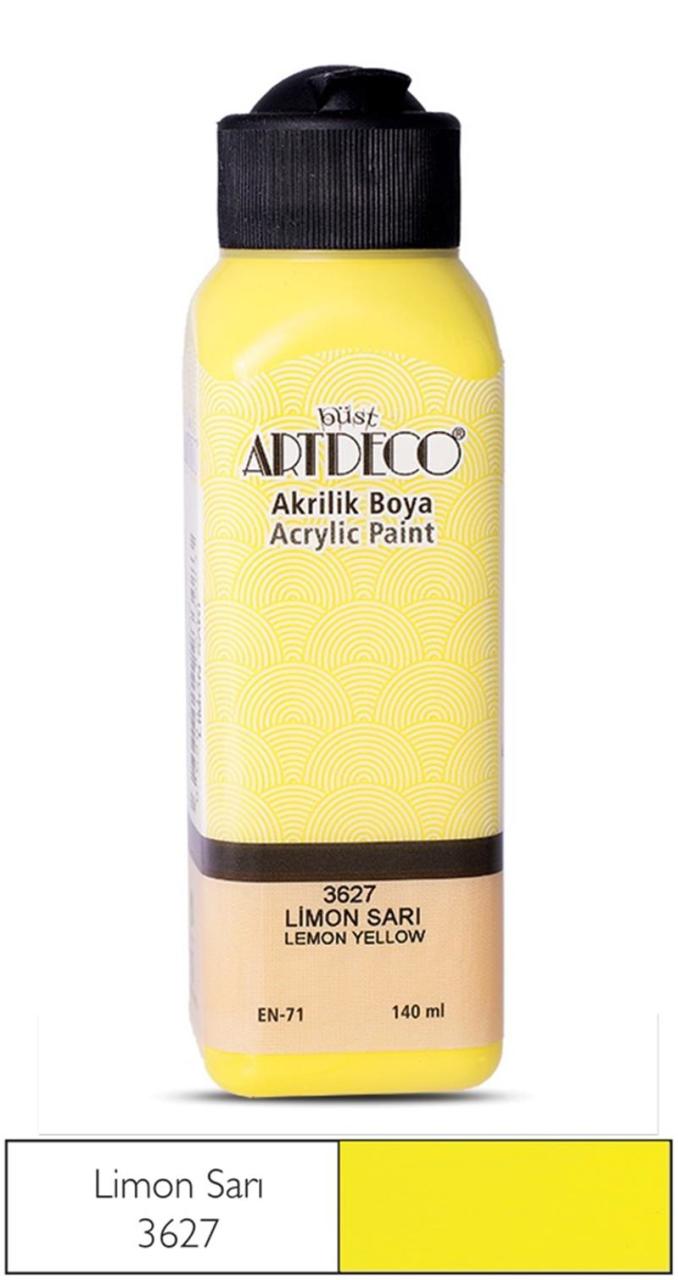 Artdeco Akrilik Boya 140 Ml Limon Sarı Y-070R-3627