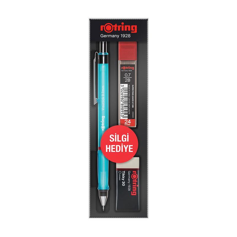 Rotring Versatil Uçlu Kalem Visuclick 0.7 Okul Seti Mavi