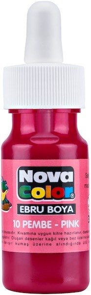 Nova Color Ebru Boya Pembe Şişe Nc-249