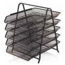 Mimaks Mrf-5 5'li Perfore Metal Evrak Rafı Siyah