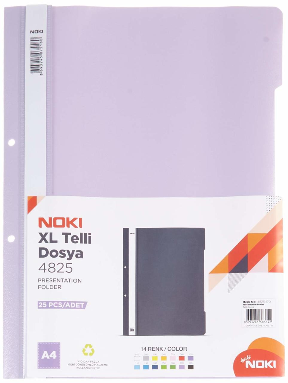 Noki Telli Dosya 4825 Lila 25 Li 4825-170