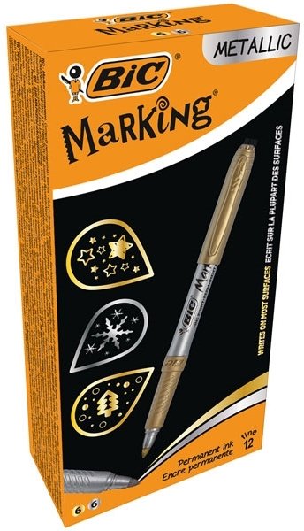 Bic Marking Kalem Altın-Gümüş 12 li Paket 950466