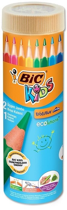 Bıc Kuruboya Evolutıon Üçgen Jumbo 12+1 Li 958192