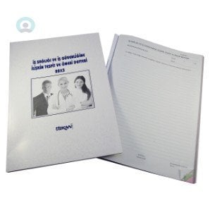 Özkan İş Sağlığı ve İş Güvenliğine İlişkin Tespit ve Öneri Defteri Karton Kapak 20*3Nüsha