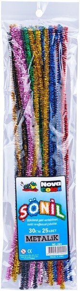 Nova Color Şönil 30 Cm Metalik 25 Li Poşet Nc-283
