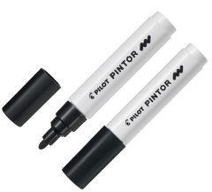 Pilot Pintor Dekorasyon Kalemi M Siyah SW-PT-M-B