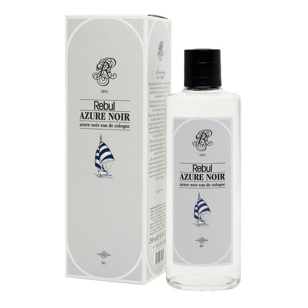 Rebul Azure Noir Kolonya Cam Şişe 250ml.