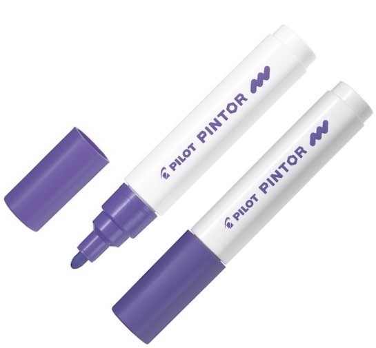 Pilot Pintor Dekorasyon Kalemi M Mor SW-PT-M-V