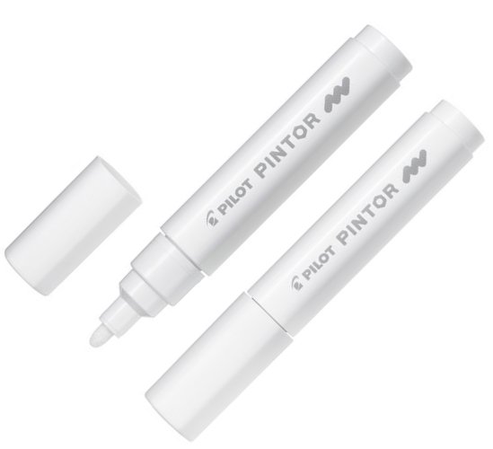 Pilot Pintor Dekorasyon Kalemi M Beyaz SW-PT-M-W