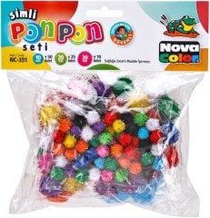 Nova Color Ponpon Seti Simli NC-351