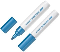 Pilot Pintor Dekorasyon Kalemi M Metalik Mavi SW-PT-M-ML