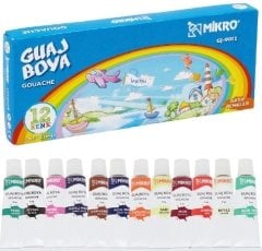 Mikro Guaj Boya 9 ml 12 Renk 9012A