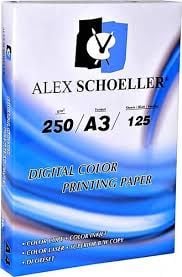 Alex Fotokopi Kağıdı A3 250 gr 125 Lİ ALX-830
