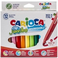 Carioca Keçeli Boya Jumbo Yıkanabilir 12 Li 40569
