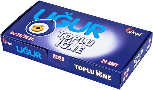 Uğur Toplu Iğne No:28 20Gr 28/20 Brnu1