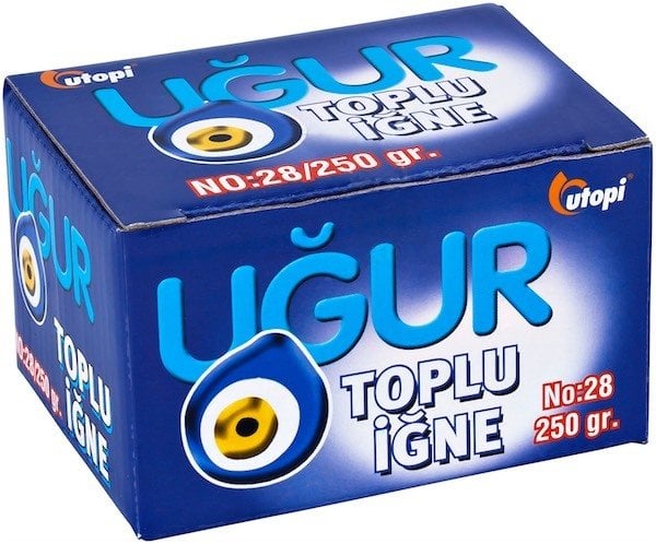 Uğur Toplu İğne No:28 250Gr 28/250 Brnu3