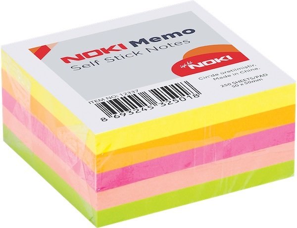 Noki Yapışkanlı Not Kağıdı 50X50 12337 Küp
