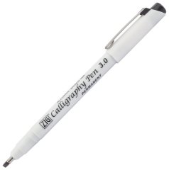 Zig Kaligrafi Kalemi Permanent 3,0mm PCA-310 Siyah