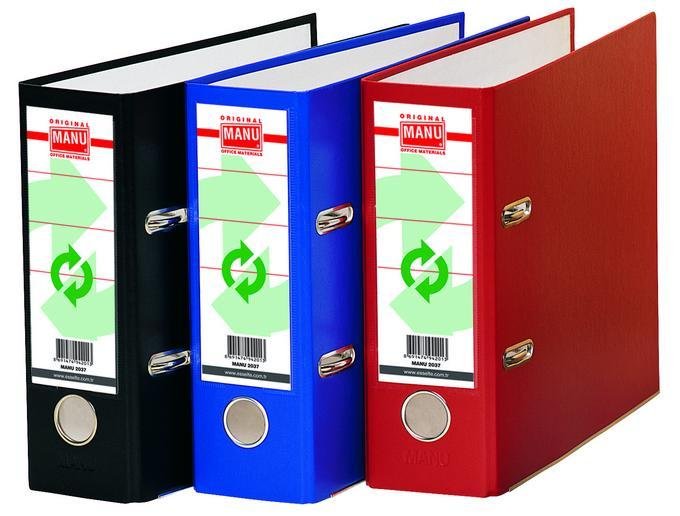 Manu Büro Klasörü Telgraf MN-2037 Siyah