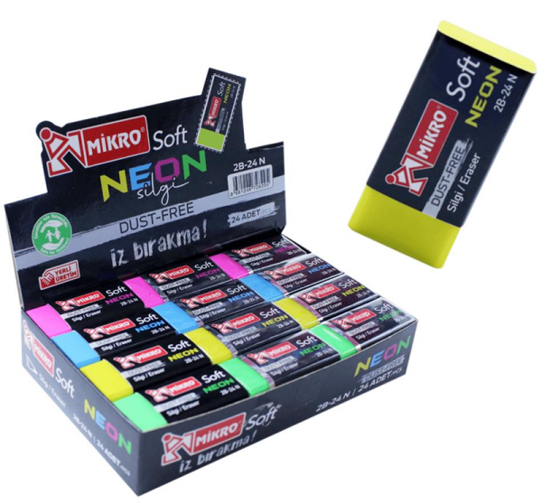 Mikro 2B-24N Silgi Soft Neon 2B24TRN