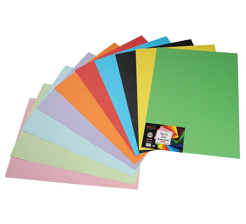 Ticon Fon Kartonu 50X70 Cm 100'Lü  Koyu Kırmızı